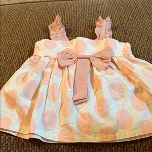 Charming Pink Polka Dot Kids Dress